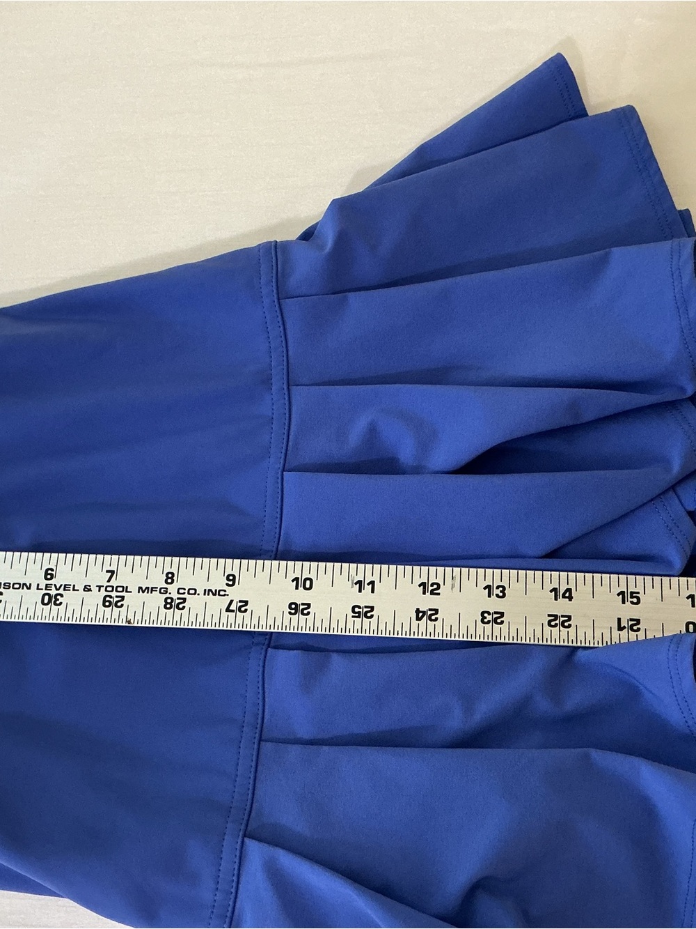Talbots Performance Interlock Pleated Skort Blue Women’s L - Picture 9 of 10
